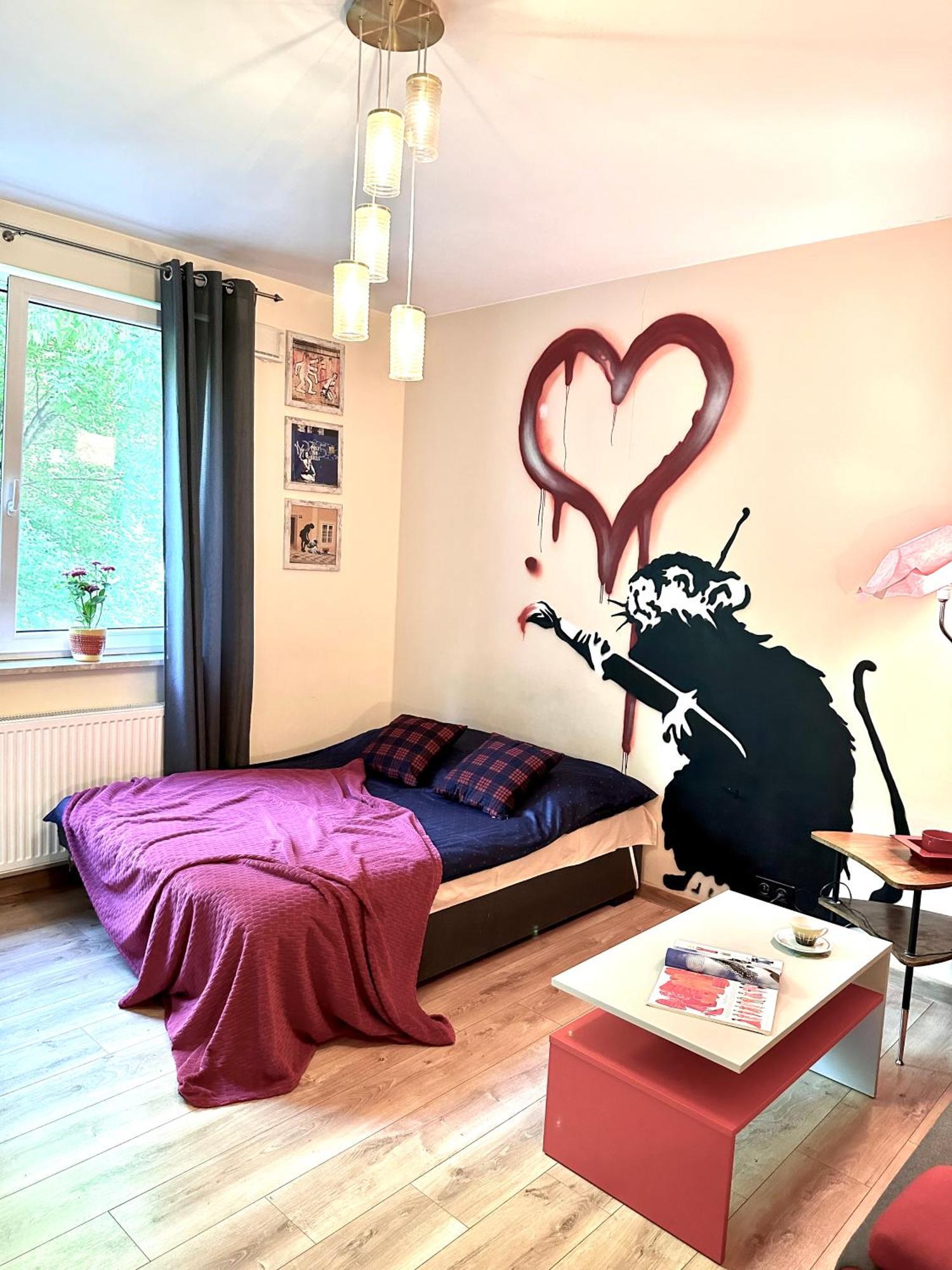 Apartmán "Banksy" Art Varšava Exteriér fotografie